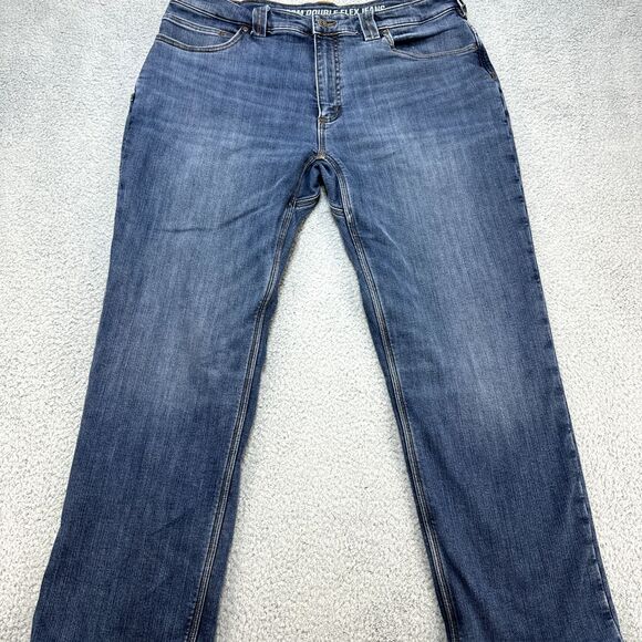 Duluth Trading Mens Ballroom Double Flex Jeans 38x30 Straight Standard Fit Lined - Picture 1 of 16